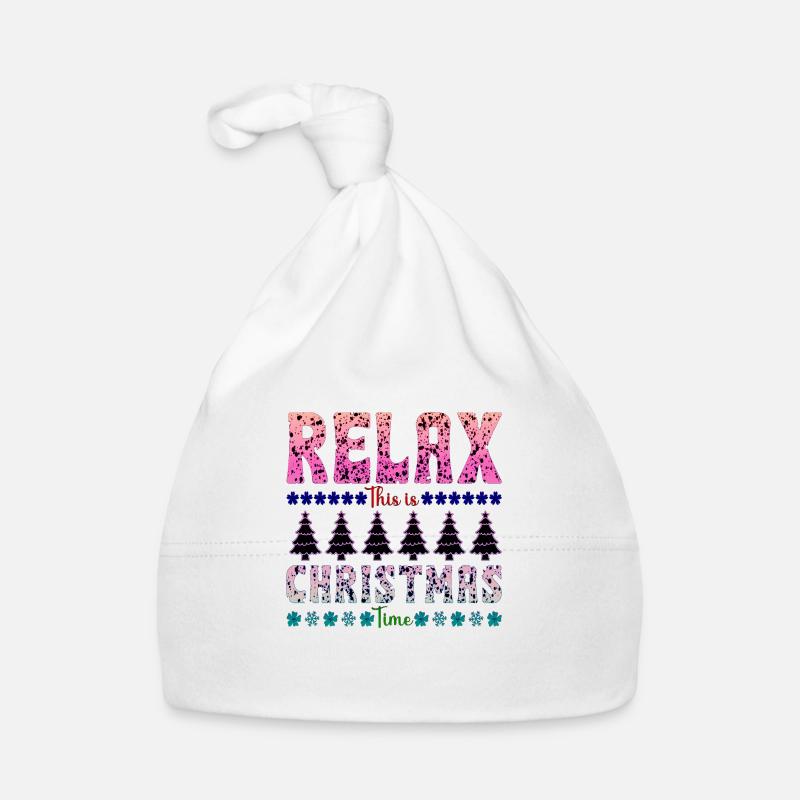 Weihnachten Weihnachtsmann Nikolaus Frech Baby Bio-Mütze