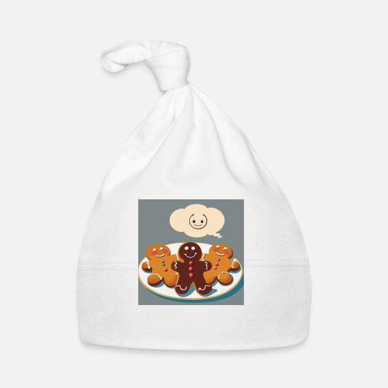 Lebkuchen / Lebkuchenmann / Weihnachten Baby Bio-Mütze