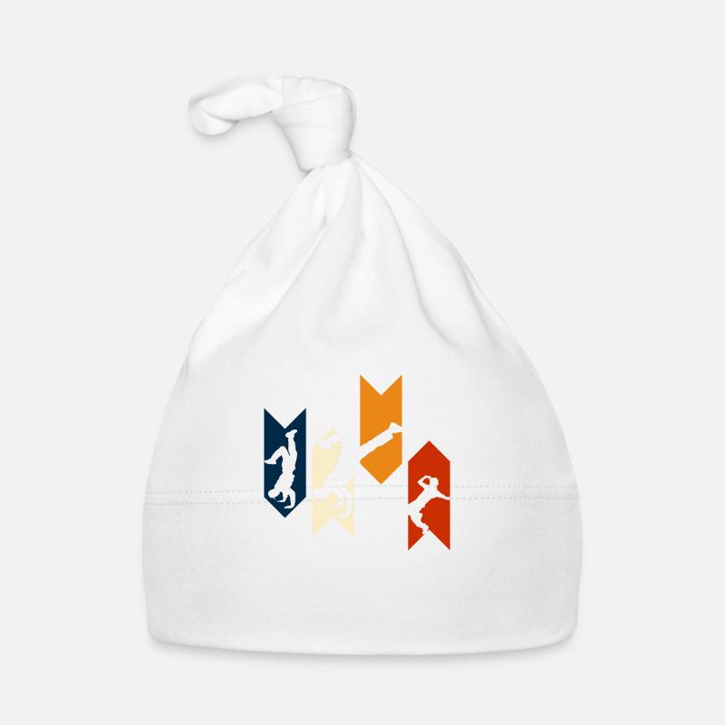 Vintage Retro Breakdance Geschenkidee Baby Bio-Mütze