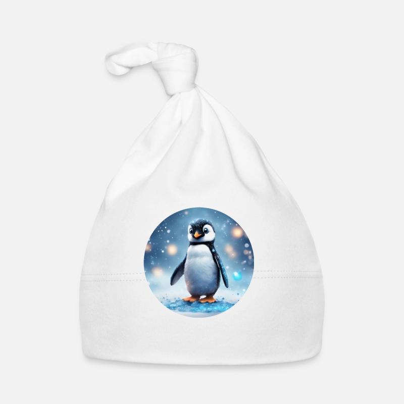Süßer Pinguin Baby Bio-Mütze