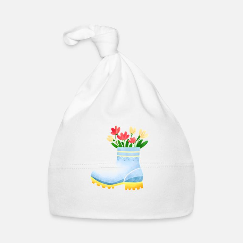 Blume Hobbygärtner Gärtner Geschenk Blumen Garten Baby Bio-Mütze