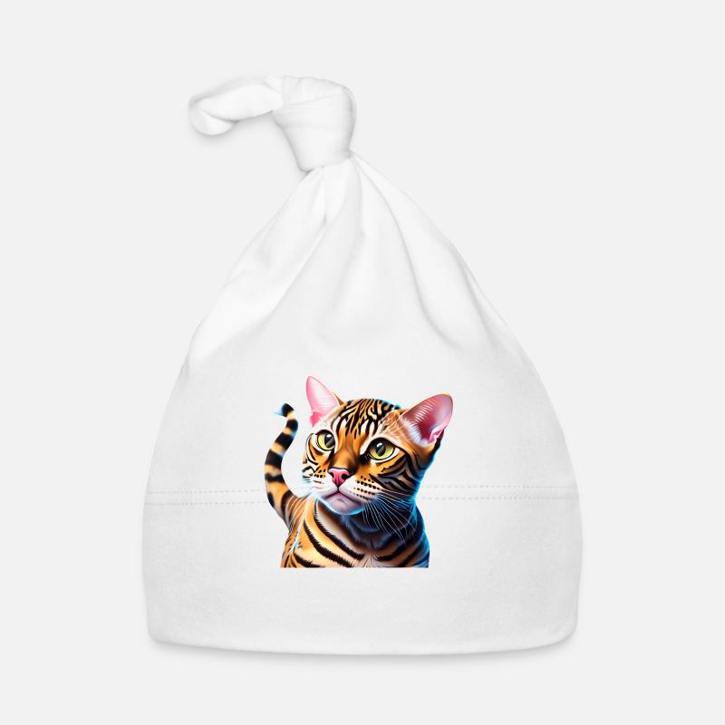 Bengal Cat Kitten Propriétaire de chat Bengal Kitten Bonnet bio Bébé