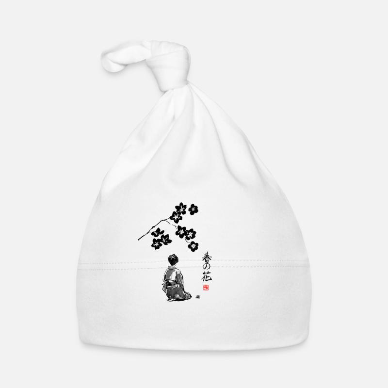 Spring Flowers Organic Baby Cap