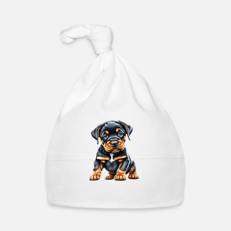 Rottweiler Chien Rottweiler Chiot Chiens Chien Chiot Bonnet bio Bébé