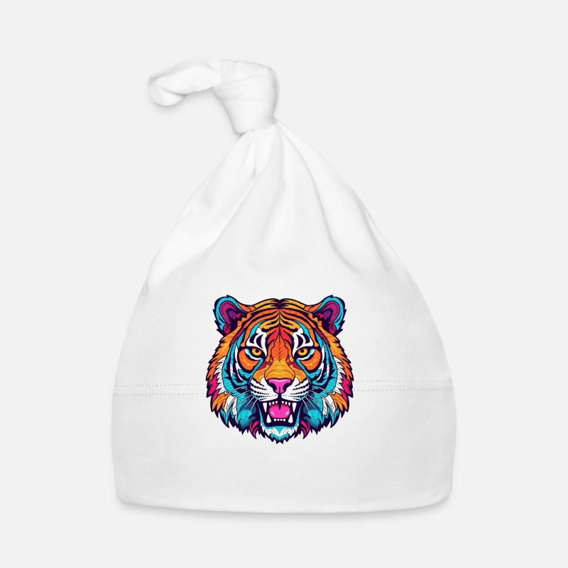 Tigre 2 Bonnet bio Bébé
