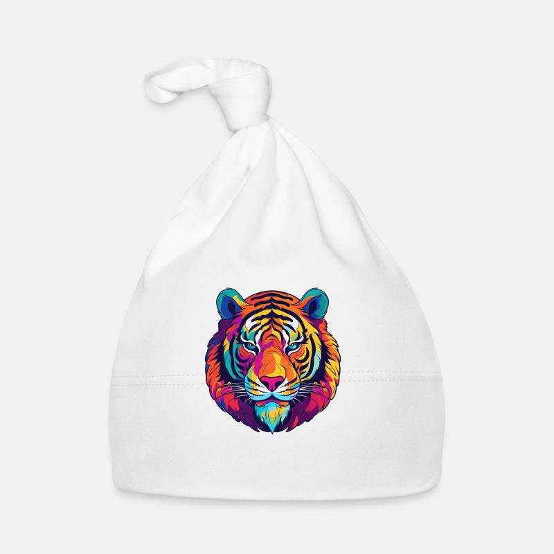 Tiger 1 Organic Baby Cap