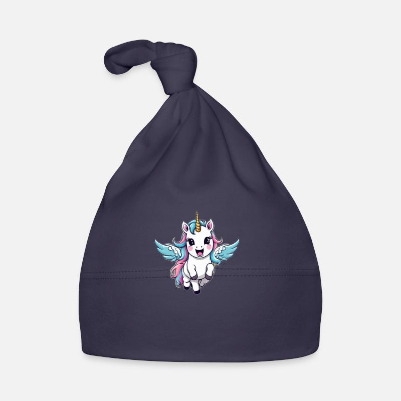 Licorne Einhorn Kawaii Baby Bio-Mütze