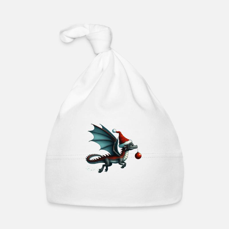 Neo-Gothic-Weihnachtsmann-Drache Baby Bio-Mütze
