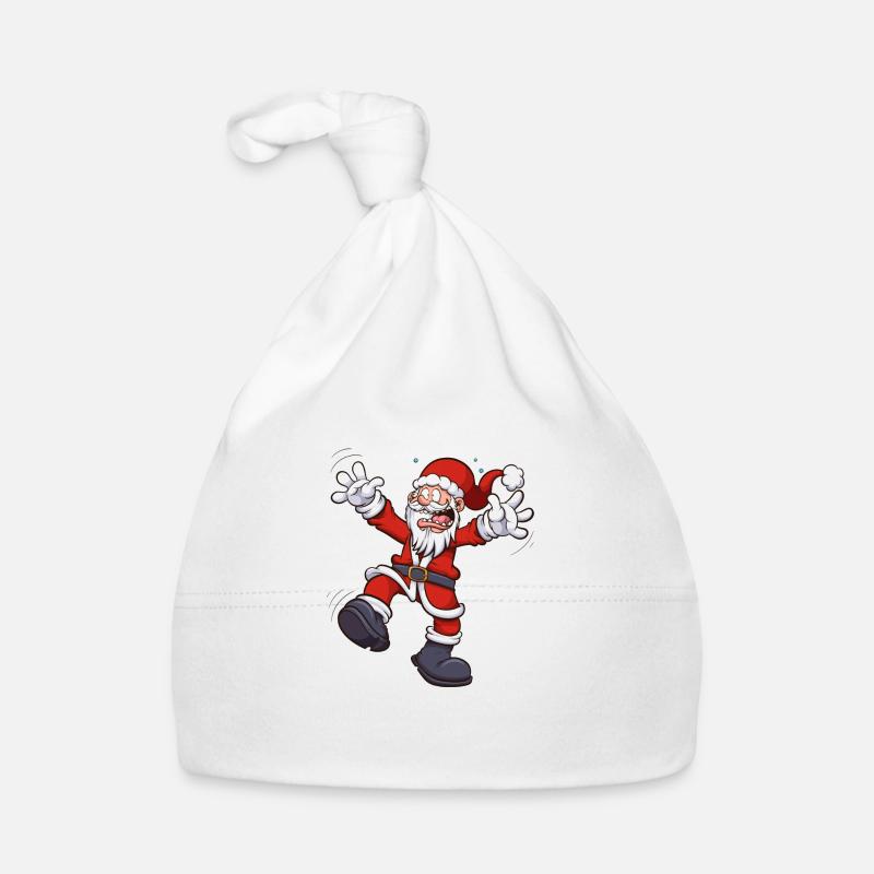 Père Noël effrayé Bonnet bio Bébé
