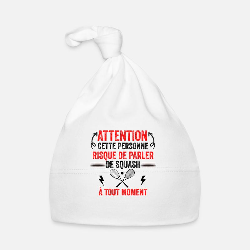 Squash idée cadeau Squash Attention SQUASH Bonnet bio Bébé