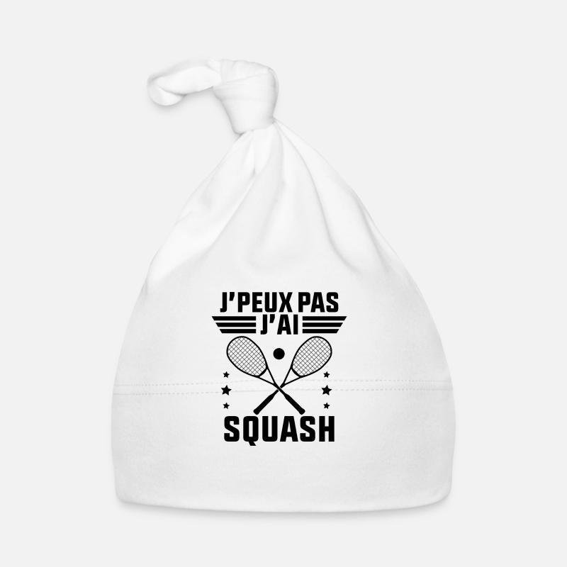 Je peux Pas J'ai Squash idée Cadeau Squash Bonnet bio Bébé