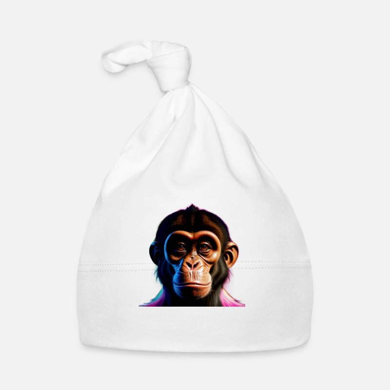 Naughty monkey Organic Baby Cap