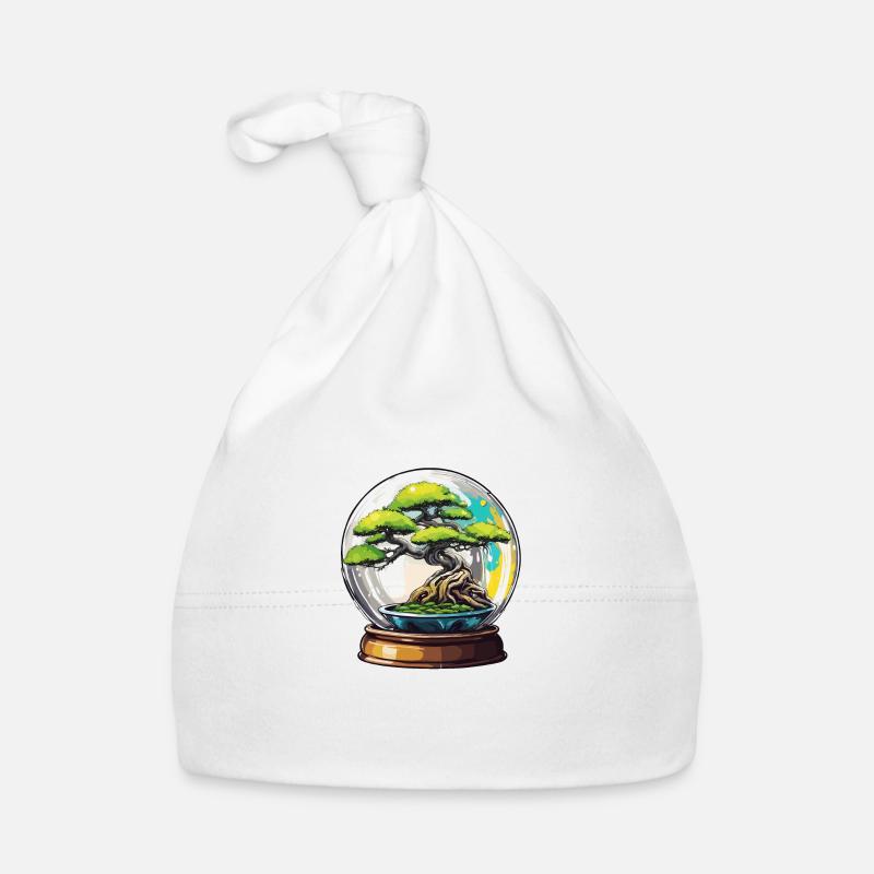 Bonsai im Glas / Botanik / Biotop / Terrarium Baby Bio-Mütze