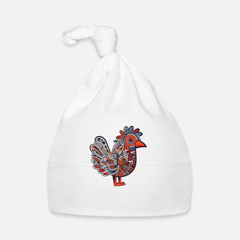 Gockel Hahn Baby Bio-Mütze