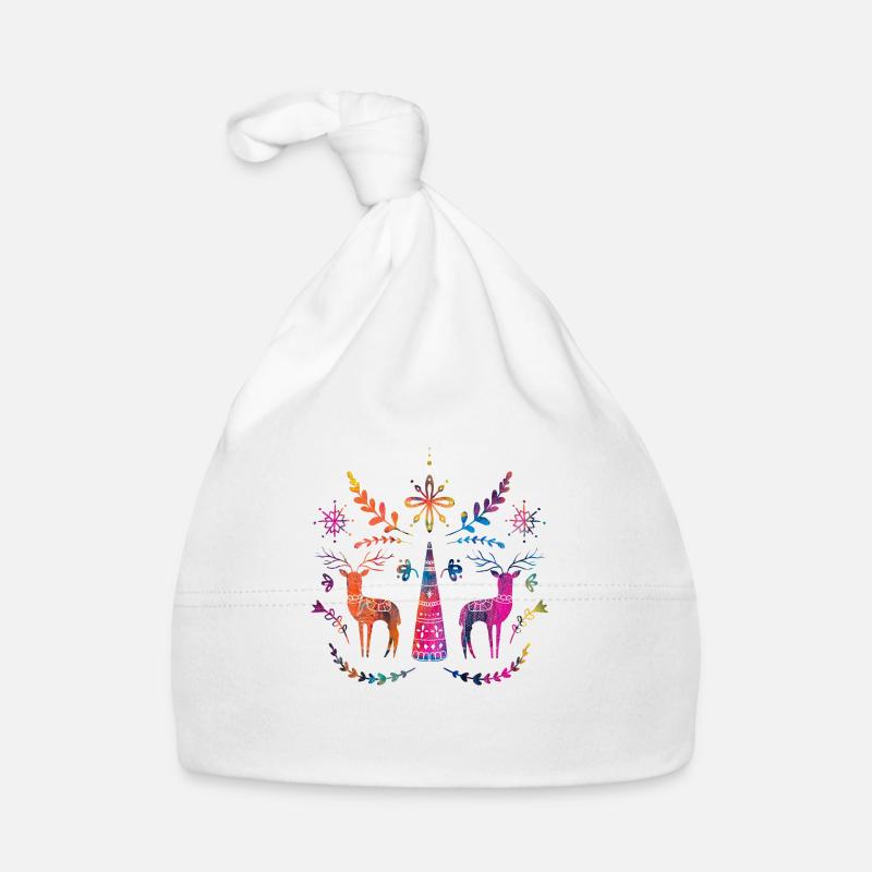 Suède Suède dalarna dala cheval cheval Joyeux Noël orignal Bonnet bio Bébé