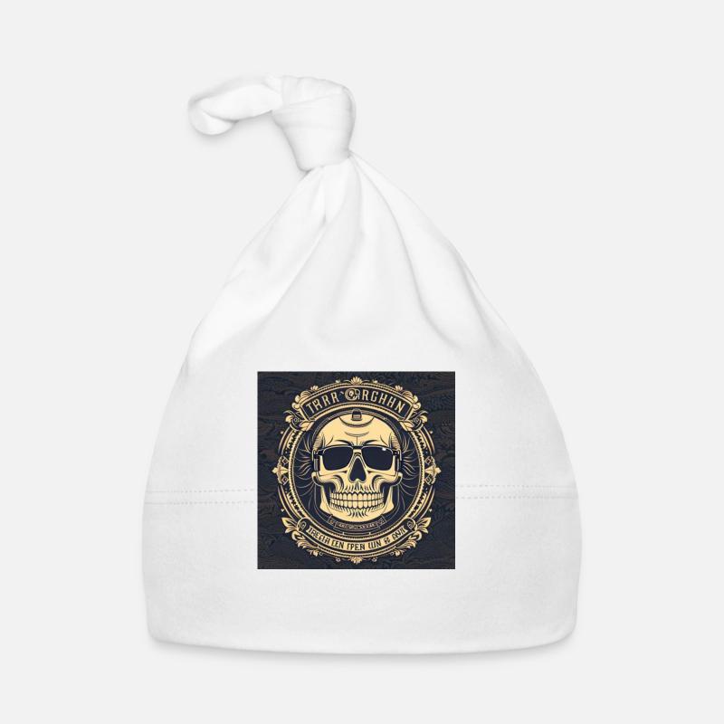 Skull Design Baby Bio-Mütze