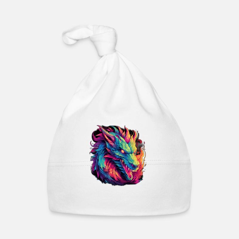 Fire Dragon Organic Baby Cap