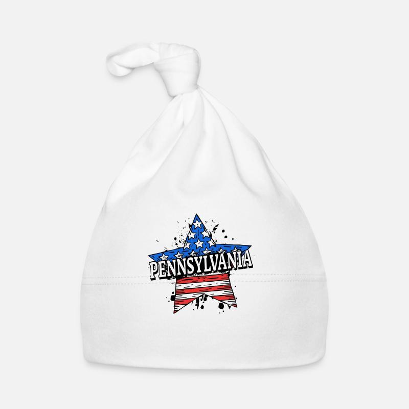 Pennsylvanie - États-Unis - États-Unis d’Amérique Bonnet bio Bébé