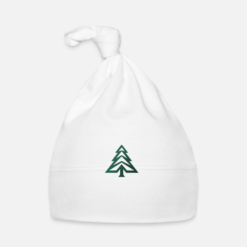Weihnachtsbaum Design Tannenbaum Christbaum Baby Bio-Mütze