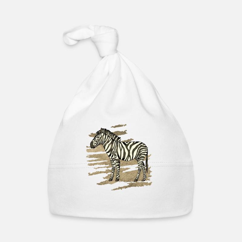 Zèbre Bonnet bio Bébé