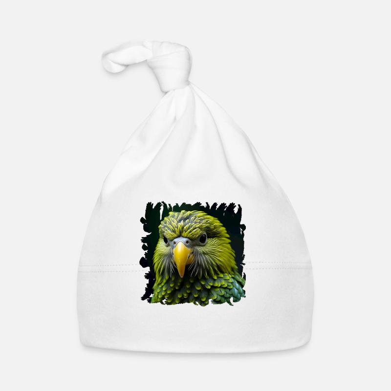 Le perroquet des montagnes de Kea est considéré comme très intelligent Bonnet bio Bébé