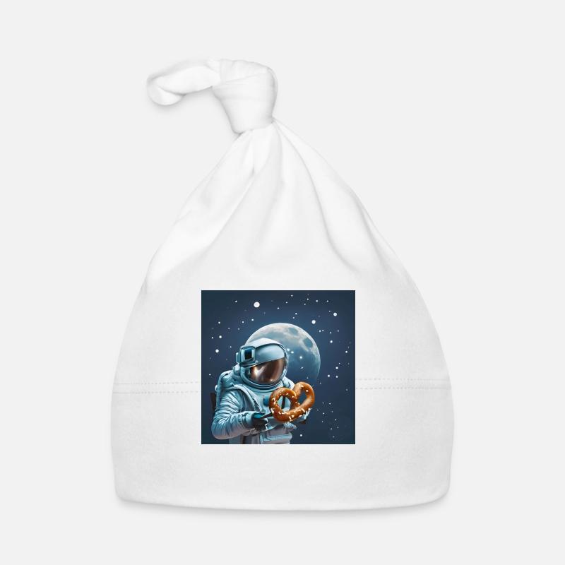 Astronaute Bretzel Bonnet bio Bébé