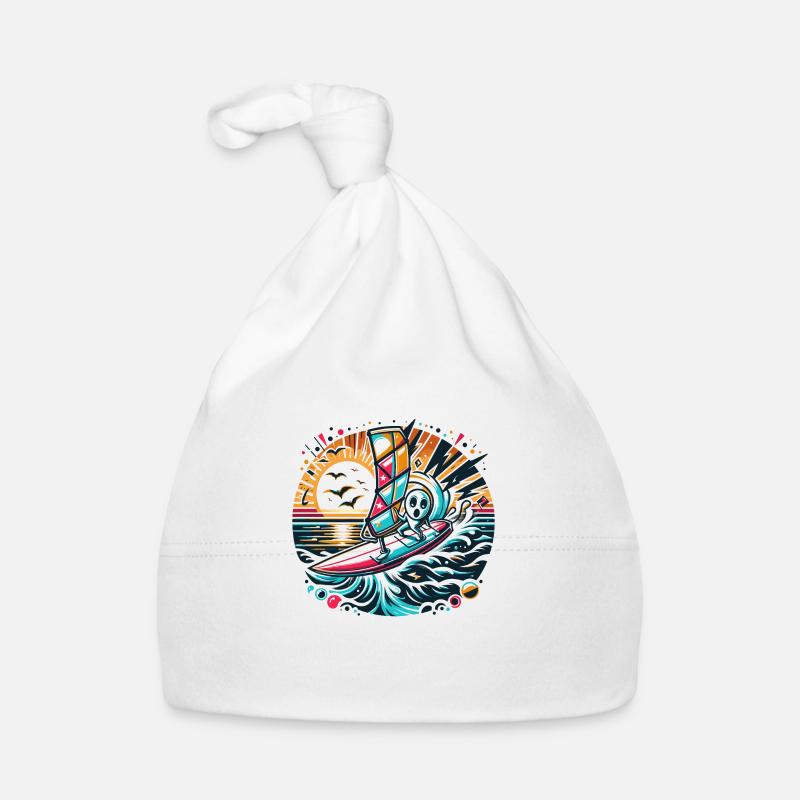 Les surfeurs en action Bonnet bio Bébé