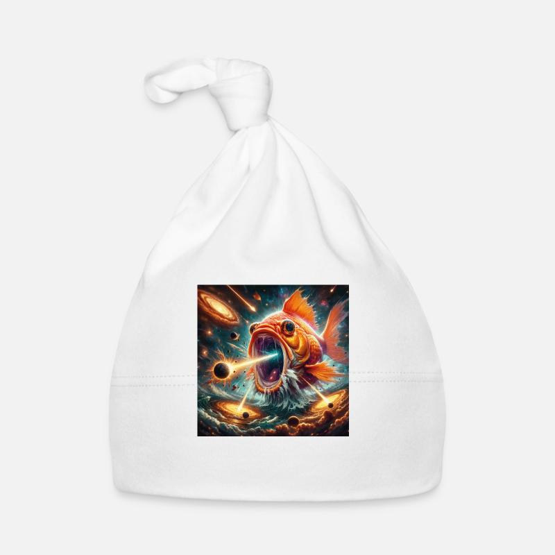Super poisson rouge Bonnet bio Bébé