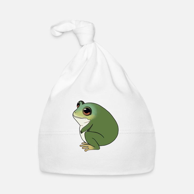 Grosse grenouille Bonnet bio Bébé