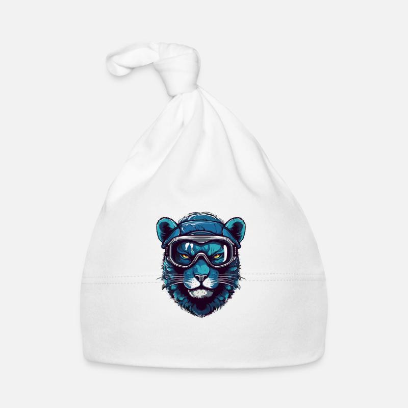 Panther Winterferien Baby Bio-Mütze