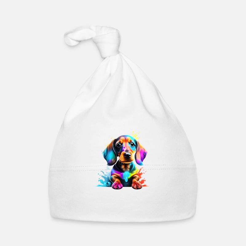 Teckel Chiot Chien Teckel Chien Propriétaire De Chien Bonnet bio Bébé