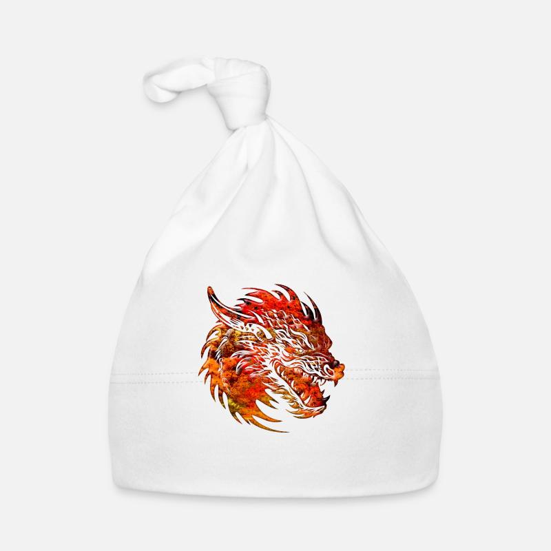 Fantasy Drache Anime Drachenkopf Mythisches Reptil Baby Bio-Mütze