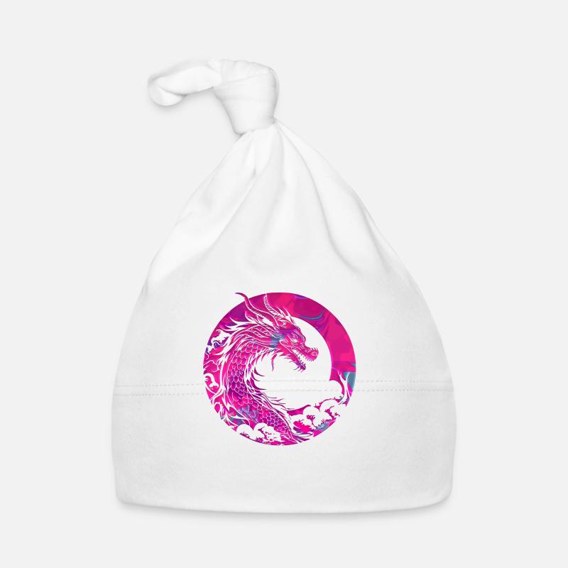 Fantasy Dragon Anime Dragon Head Reptile mythique Bonnet bio Bébé