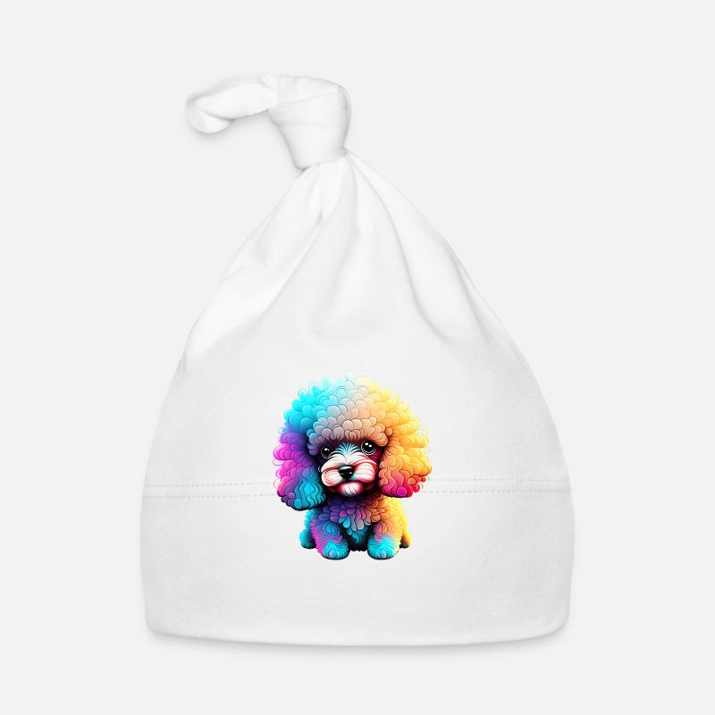 Caniche Chien Propriétaire Caniche Chiot Chien Chiot Chien Amour Bonnet bio Bébé