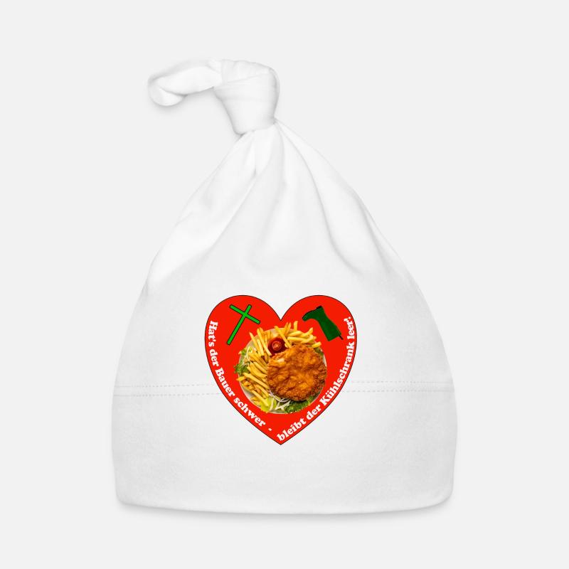 Solidarität mit den Bauern Baby Bio-Mütze