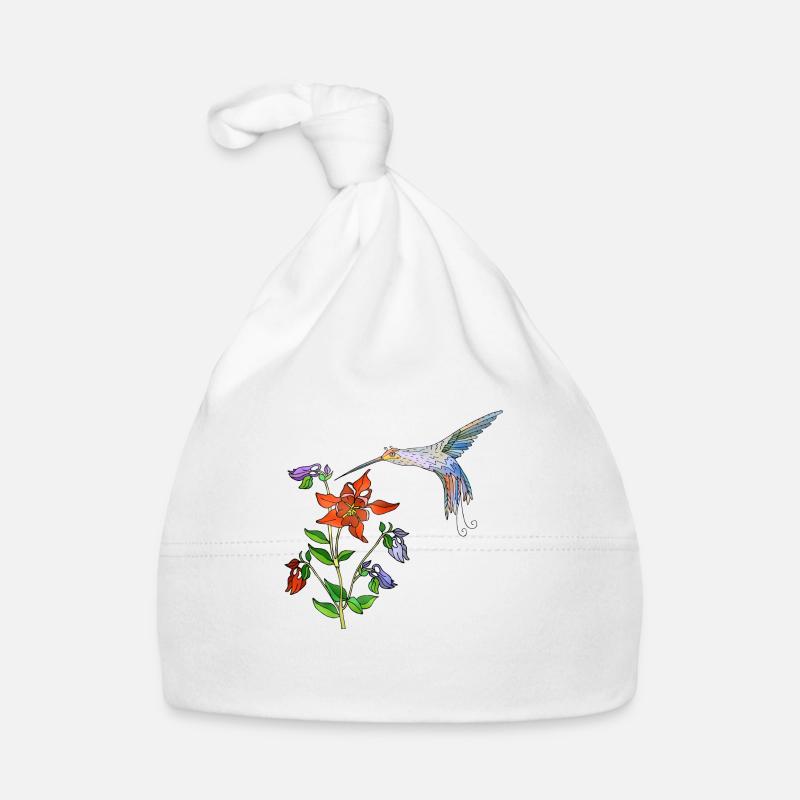 Oiseau coloré Bonnet bio Bébé