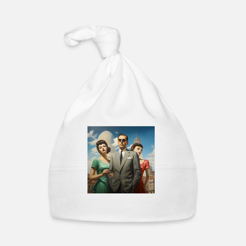 italian retrowave Organic Baby Cap