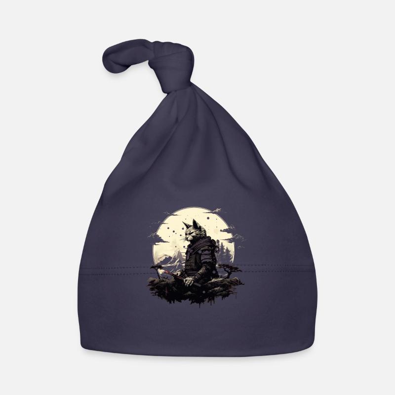 Ronin cat Organic Baby Cap