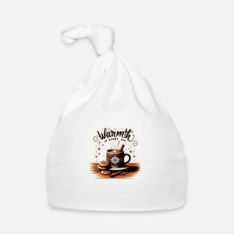 Warmth in every Sip Baby Bio-Mütze