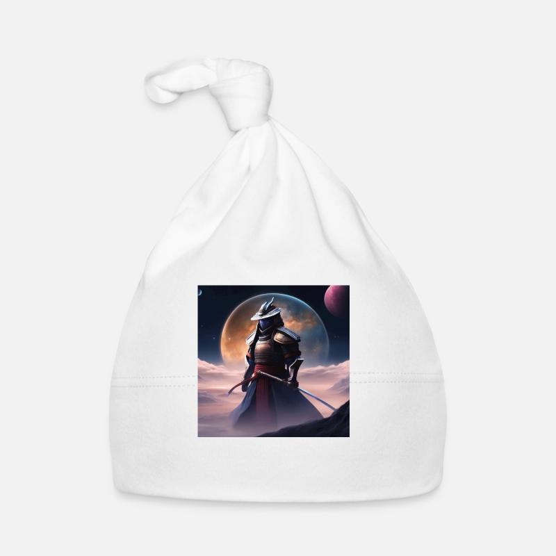 The Galaxy Samurai Organic Baby Cap