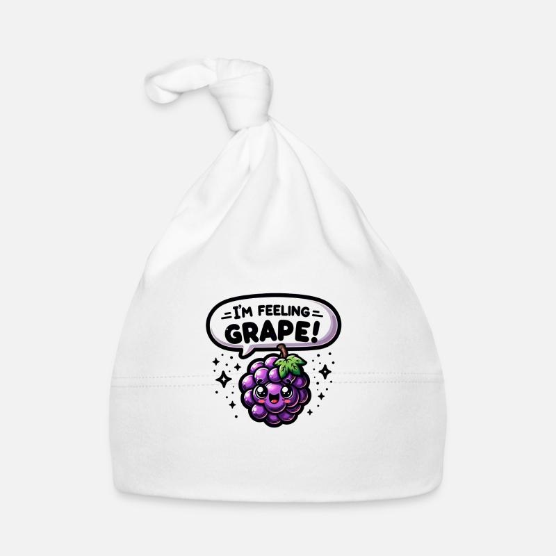 I'm feeling Grape! Organic Baby Cap