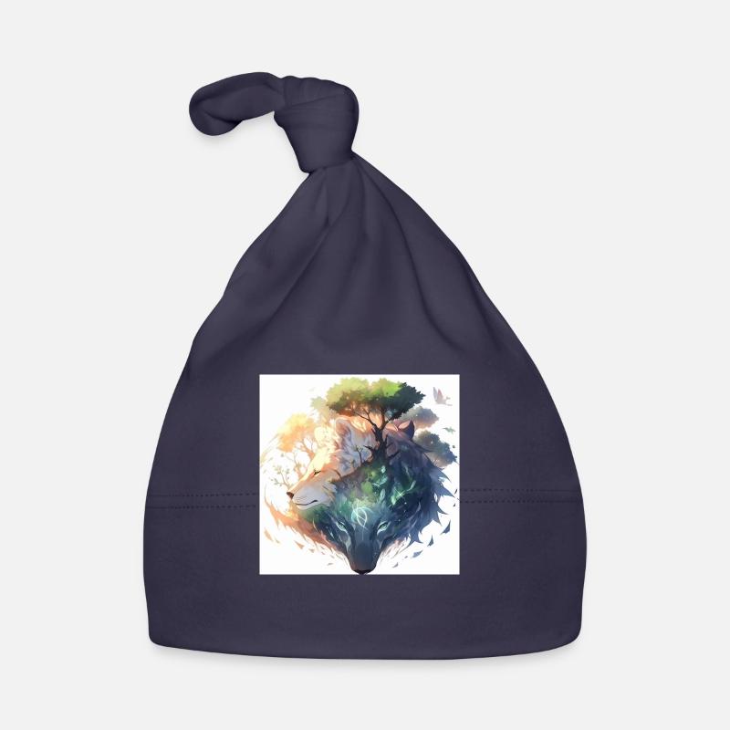 Les loups Bonnet bio Bébé