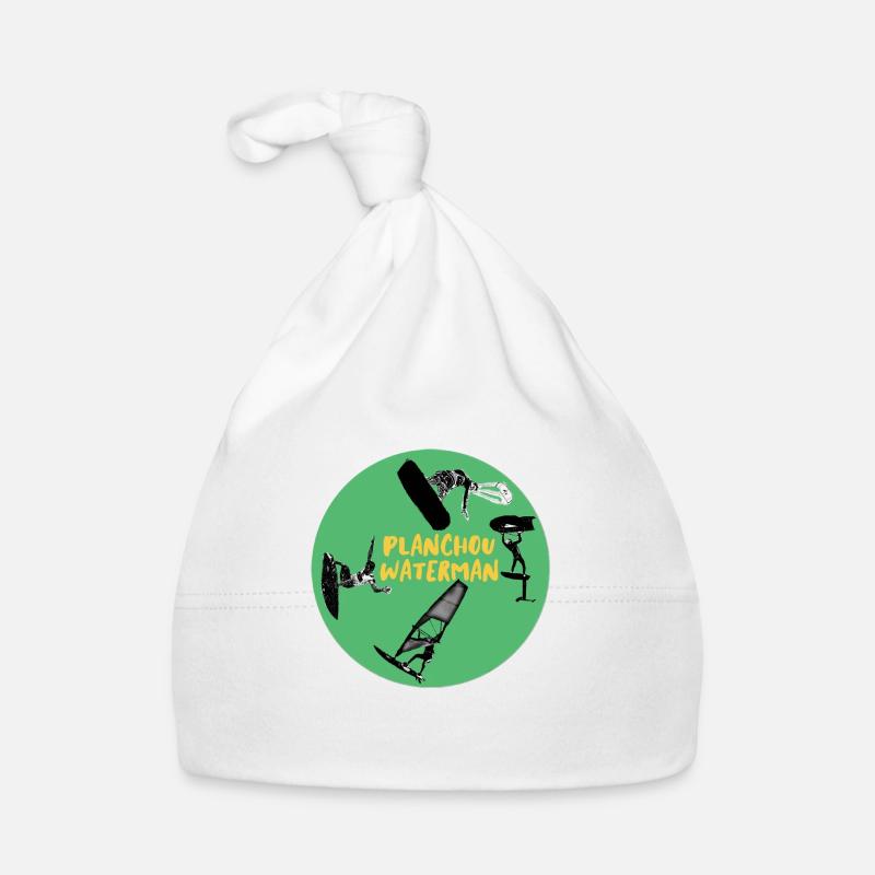 Logo vert planchou Waterman Bonnet bio Bébé