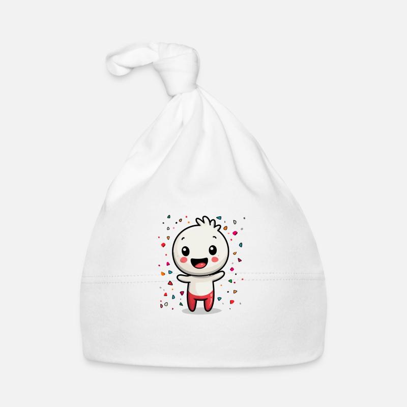 Carnival joy with confetti Organic Baby Cap