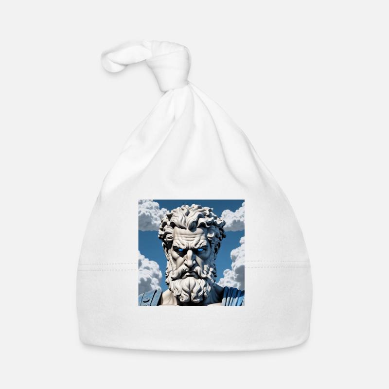 Le mythe de Zeus - Bonnet bio Bébé - blanc