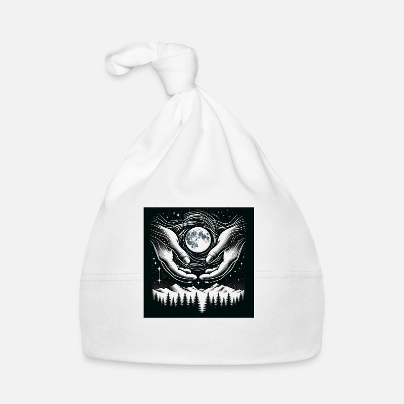 Harmonie au clair de lune Bonnet bio Bébé