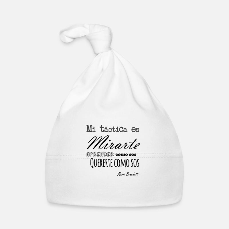 Mario Benedetti - white background Organic Baby Cap