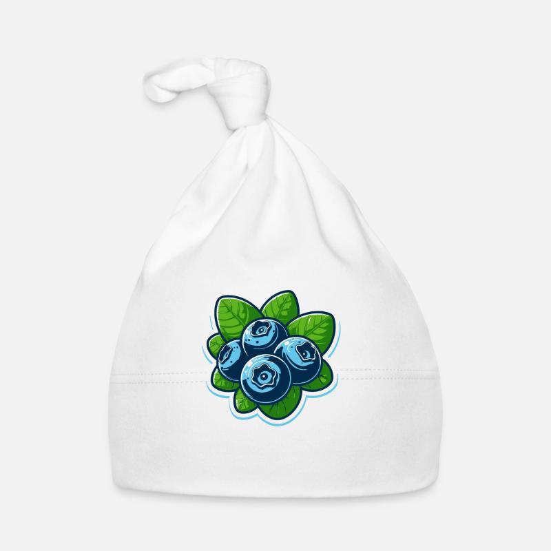 Heidelbeeren Beeren Baby Bio-Mütze