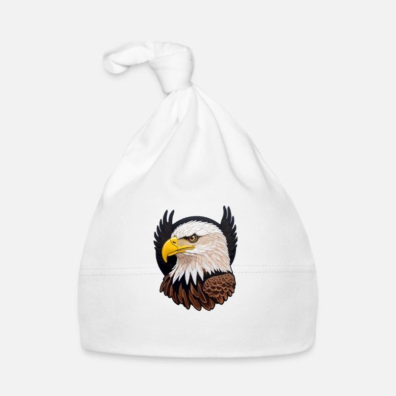 Beautiful bald eagle Organic Baby Cap