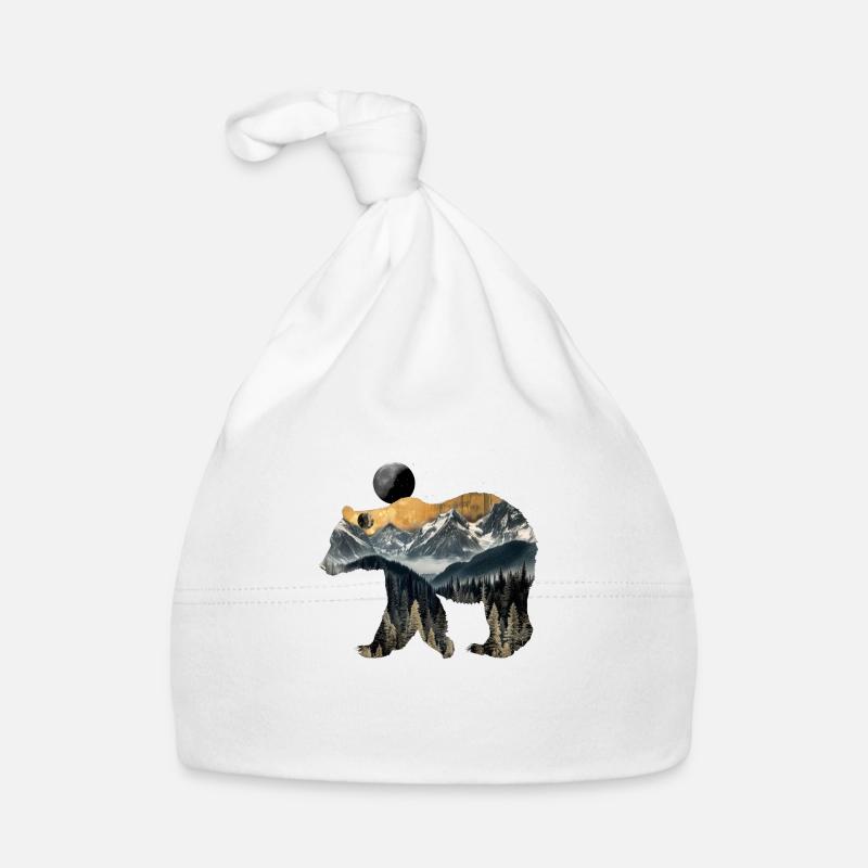 Ours nature Bonnet bio Bébé
